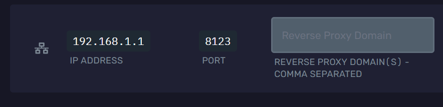 Internal backend server with a public Dynmap port