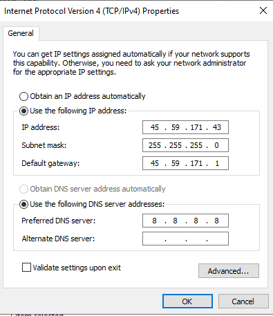 VirtIO guest tools installer open in Windows